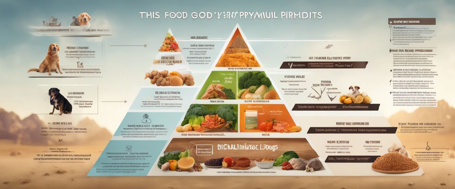 Dog food nutrition diagram