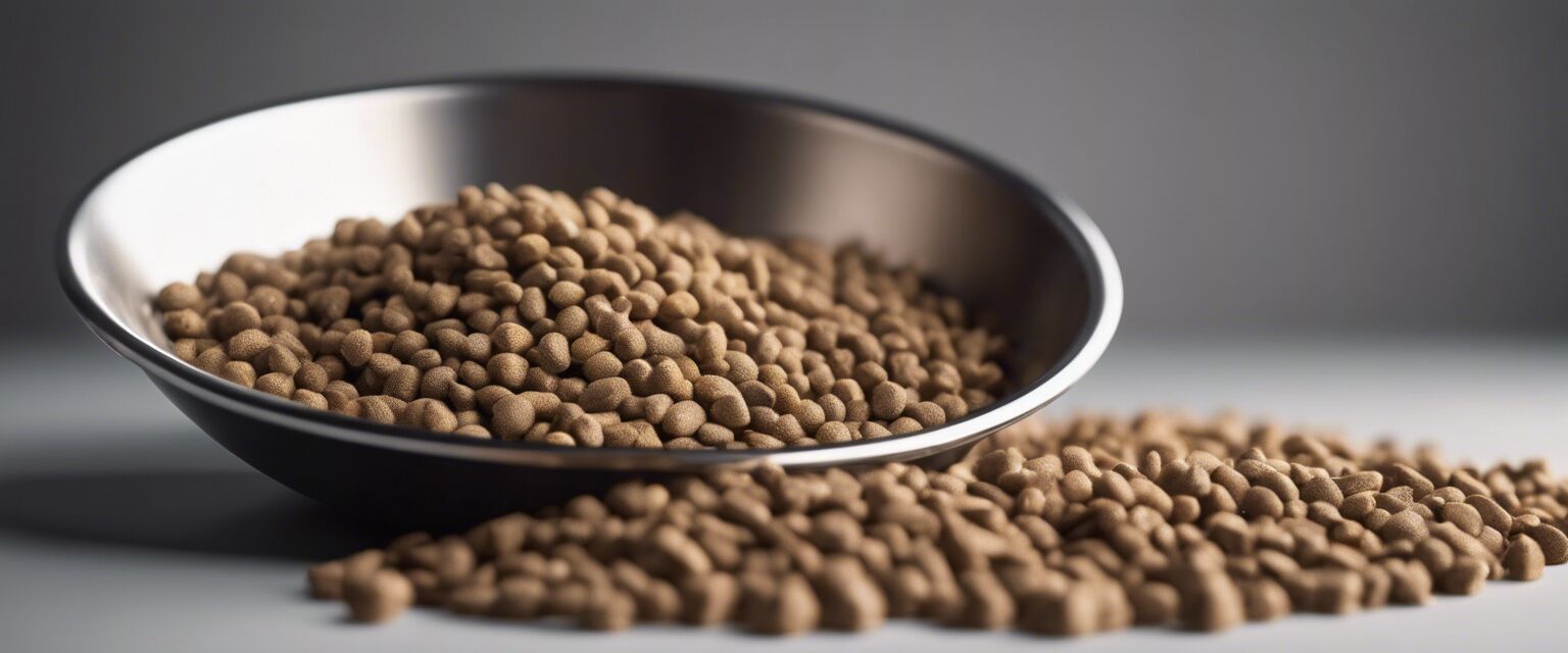 Portion control for dog food