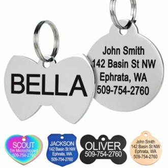 GoTags Stainless Steel Pet ID Tags