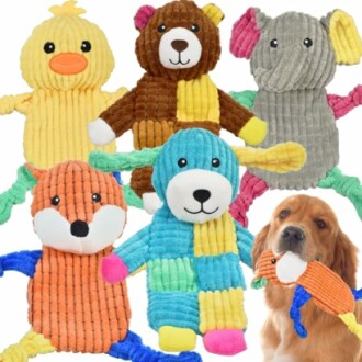 5Pcs Squeaky Dog Toys