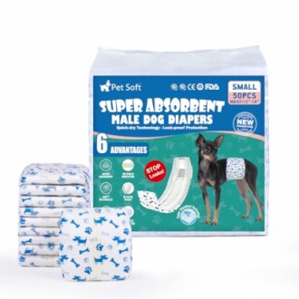 Pet Soft Male Dog Diapers