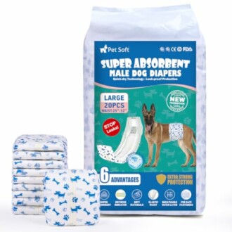 Pet Soft Male Dog Diapers